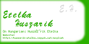etelka huszarik business card